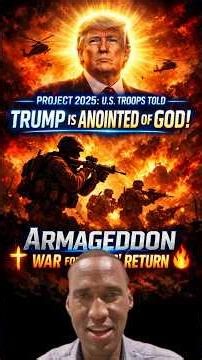 U.S. Troops Were Told Trump is Anointed of God To Make War With Iran For Armageddon Return of Jesus