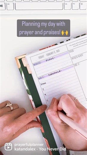 Planning essentials: Prayer, praises, God’s Word and guidance….a willingness to listen and go in the direction he leads! Amen!! 🙌