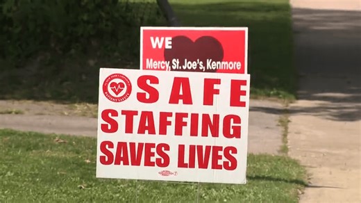 Mercy Hospital workers vote to authorize strike if contract deal not reached
