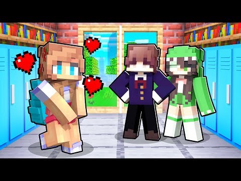 Girl Has FIRST CRUSH in Minecraft!