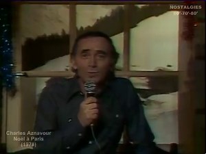 70's... "Noël à Paris" : le temps d'une escapade romantique... C'était en 1978... #CharlesAznavour | Nostalgies 60'-70'-80'