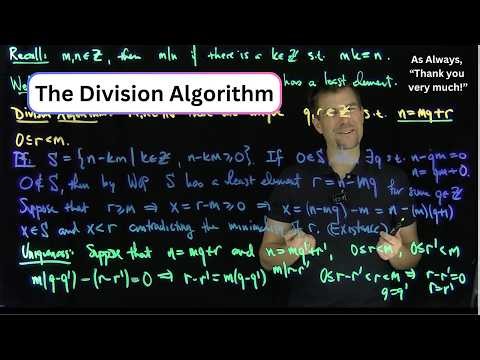 The Division Algorithm