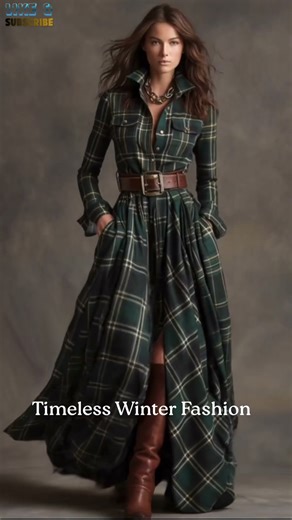 A Classic Winter Maxi Dress Every Woman Will Love.