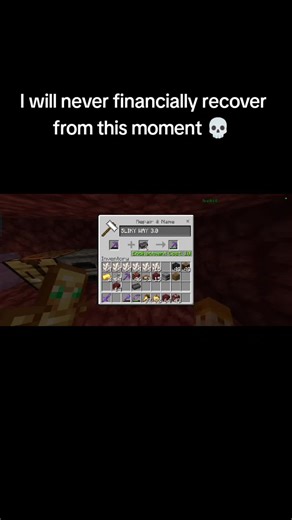 Always carry extra silk touch pickaxes 💀 #Minecraft #minecraftbedrock #bugrock #bedrock