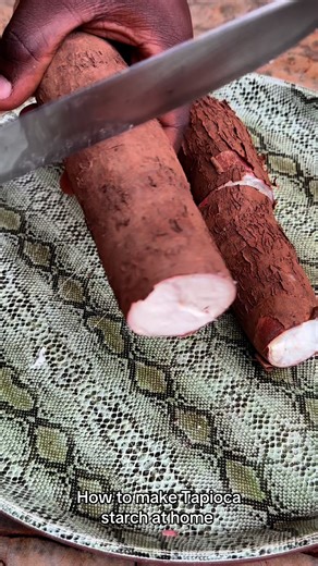 Owusu Foster on Instagram: "How to make the best Tapioca starch at home #tapiocastarch #food #foodie"