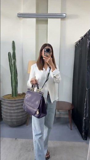 Dolce & Gabbana Purple Leather Large Miss Sicily Top Handle Bag | Luxury Designer Handbag Review