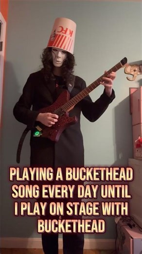 Playing a Buckethead song every day until I play on stage with Buckethead Day 98 #guitar #buckethead