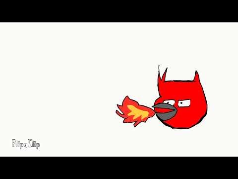 Bird breathing fire #flipaclip animation contest