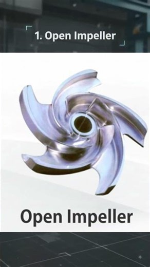 Centrifugal Pump Types of Impeller #centrifugalpump #engineering #shorts