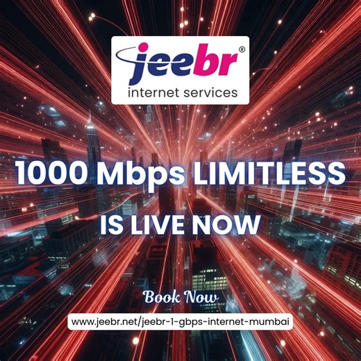Jeebr Internet | 1000 Mbps LIMITLESS is LIVE NOW 🚀 Speed that doesn’t wait. Internet that keeps up with you. Our team is proud to share Jeebr Ultra-Fiber... | Instagram