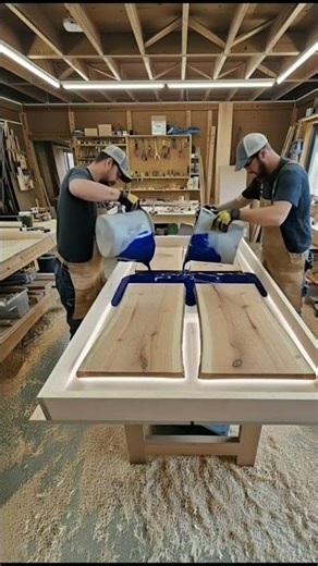 DIY Luxury Live-Edge Epoxy Table with LED Lights | Step-by-Step Woodworking