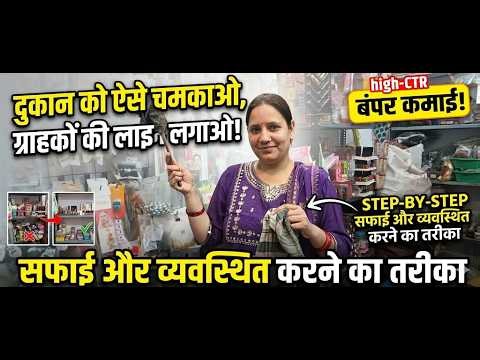 "Cosmetic Shop Ko Banaye Naya Jaisa! ✨ Step-by-Step Cleaning & Organization Tips"