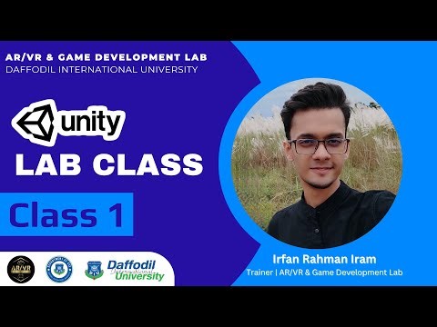 Unity Engine Tutorial | Class 1 | ARVR & Game Development Lab | DIU