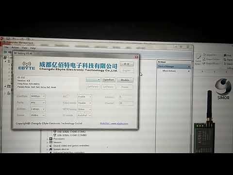 Cara Setting Lora Ebyte type Uart