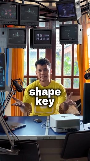 bowski. on Instagram: "Shape Keys in Blender are pure magic.✨ You can morph objects, change expressions, or even hack face movements without rigging. Simple sliders, endless possibilities. #blender3d #3danimation"