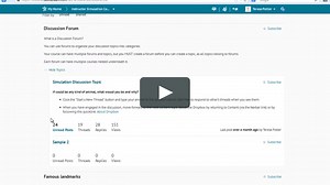How to use discussion boards in Desire2Learn