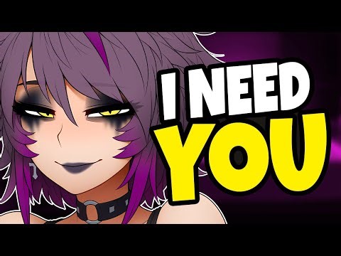 Clingy Goth Roommate Cuddles You To Sleep🌙💤