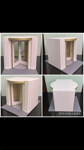 Revolving Door Diorama Crafted for Collector