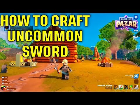 How to Craft an Uncommon Sword in Lego Fortnite Odyssey Quick Guide