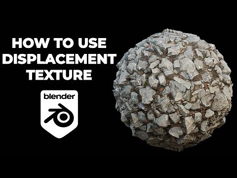 How to use displacement texture in Blender