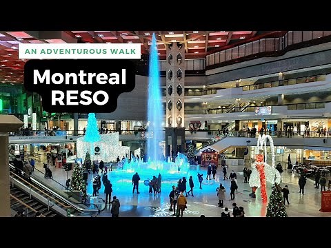 A walk inside the Montreal Underground City / Une promenade à l'intérieur du Montréal souterrain