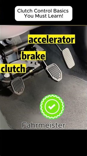 Clutch Control Basics You Must Learn!#drivingwrittentestdmv #manual #automobile #car #auto #cartok