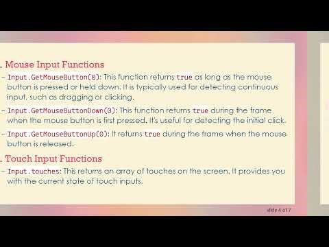 Understanding Input.GetMouseButton(0) Behavior on Touch Devices in Unity3D