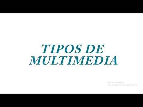 Tipos de Multimedia