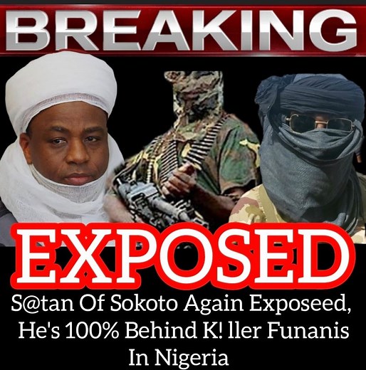 S@tan Of Sokoto Again EXPOSED, He's 100% Behind K!ller Funanis In Nigeria, They Do It On His Command Even The Jihadist Fulanis In Our Military Takes Order From Him. | Holyghost Son