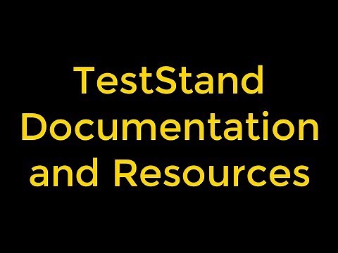 NI TestStand Documentation and Resources