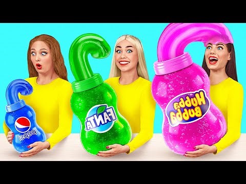 Big, Medium and Small Plate Challenge | Fantastic Food Hacks by Mega DO Challenge