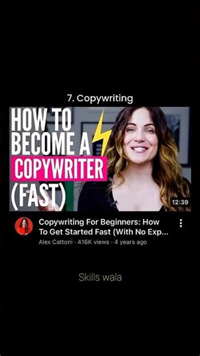 7 videos = 7 skills #coding #graphicdesign ##instagramgrowth #seo #metaads #copywriting #ytshorts