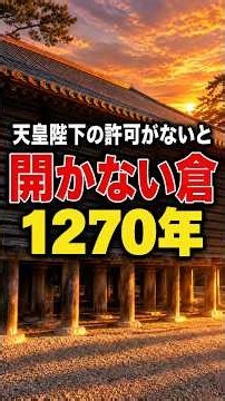 信長まで欲しがった、東大寺・正倉院の宝の正体 #都市伝説 #雑学