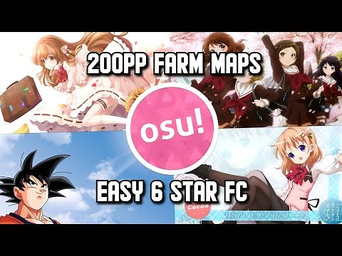 5 EASY DT FARM MAPS OSU! (200pp+) #2
