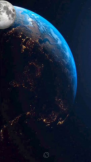 68K views · 1.8K reactions | Earth and Moon #earth #moon #space #nasa #isro #astronomy #SpaceLover | Cosmic Adventure | Facebook