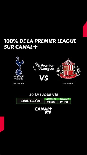 Qui dit mieux pour bien démarrer 2025 ? 🚀 Double ration de Premier League ce dimanche sur CANAL 💙