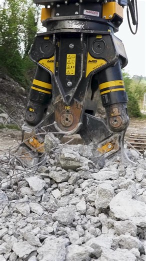 Mission accomplished! The MB-PT1650 demolition pulverizer has finished its work, turning a company's concrete waste into a perfectly sized, reusable resource. This is more than just crushing; it's on-site value creation. We've closed the loop, providing high-quality aggregate ready for new construction, right here in Italy. | MB crusher - MB SpA