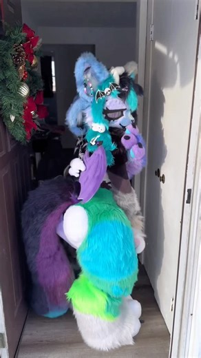 Wikka ♡ => FCL | I just wanted some free pizza (“¬ ▵¬) @manedfish #fursuit #meme #furry #fursona #commission | Instagram