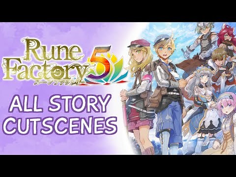 Rune Factory 5 - Main Story Compilation (All Cutscenes + Bosses)