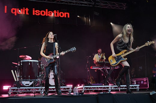 Haim Kicked Off I Quit Tour with Nine Live Debuts