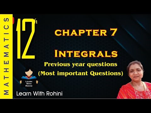 Integrals Class 12 PYQs | Important Questions with Solutions | CBSE Board Exam