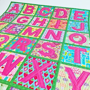 All-Round Alphabet Blocks & Quilt