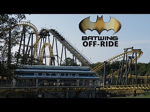 Batwing Off-Ride Footage, Six Flags America Vekoma Flying Dutchman Roller Coaster | Non-Copyright