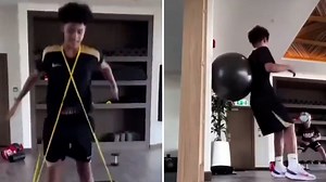 Future star in the making: Cristiano Jr.'s insane training routine at 14
