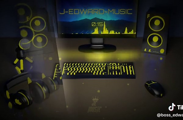 Avee Player PC Template with Disco Sound Effects