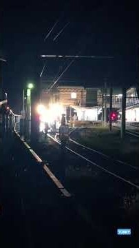 秩父鉄道 羽生駅 5番線 マルチプルタイタンパー 突固め 東武の終電前に作業開始
