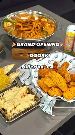 SoCal Foodie • LA | OC on Instagram: "‼️GRAND OPENING IN FULLERTON Sept. 19, 2025‼️ Check out @dooki_ca if you’re craving korean fried chicken, tteokbokki, fried rice, Korean street food, and more! Their style here is a DIY tteokbokki! You get to pick and choose what you want in your bowl. 📍: @dookki_ca [1945 W Malvern Ave, Fullerton, CA 92833] 🍟follow @foodieadbrentures for more food recs and events in OC/LA! 🏷️ #foodblogger #foodie #orangecounty #koreanfood #galbi #tteo