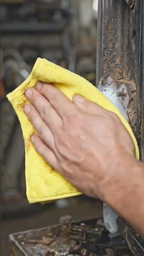 From completely rusted to shining like new — you won’t believe this clean-up!#beforeandafter #asmr
