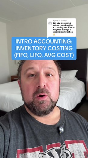 Replying to @i in intro accounting class we learn three inventory cost flow assumptions (specific identification tracks each item and is therefore not an assumption): FIFO (first-in first-out), LIFO (last-in first-out), and average cost. We use these to compute our cost of goods sold. Even though perpetual inventory systems are much more common for large companies, I illustrate these cost flow assumptions using a periodic system. #accounting #study #explained #inventory #lifo #fifo #averagecost
