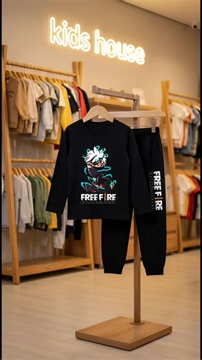 stelan piyama motif free fire nih😍😍, bahan ny adem enak di untuk di pake sehari hari#fashionanak #stelananak #piyamaanak #bajuanak #piyamafreefire